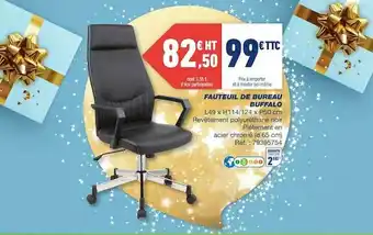 Bureau Vallée Fauteuil De Bureau Buffalo offre