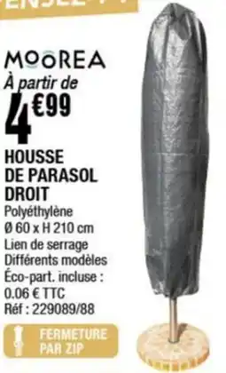 La Foir'Fouille Housse de parasol droit offre