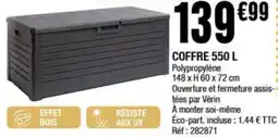 La Foir'Fouille Coffre 550 L offre