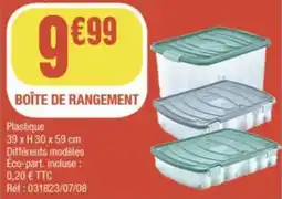 La Foir'Fouille Boîte de rangement offre