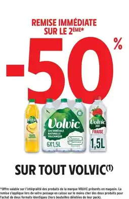 Intermarché Contact VOLVIC Sur tout offre