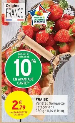 Intermarché Contact Fraise offre