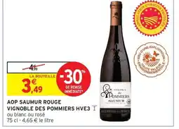 Intermarché Contact Aop saumur rouge vignoble des pommiers hve3 offre