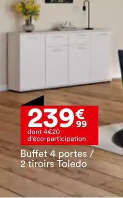 BUT Buffet 4 portes / 2 tiroirs toledo offre