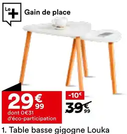 BUT Table basse gigogne Louka offre