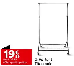 BUT Portant Titan noir offre