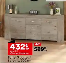 BUT Buffet 3 portes/ 1 tiroir l offre