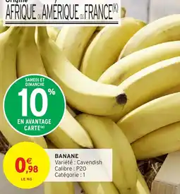 Intermarché Express Banane offre