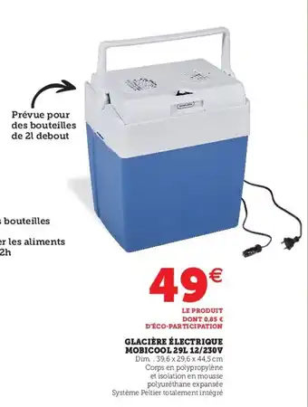 Super U Glacière électrique offre