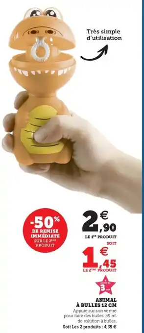 Animal Ă bulles 12 cm