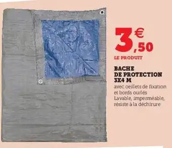 Super U Bache de protection offre