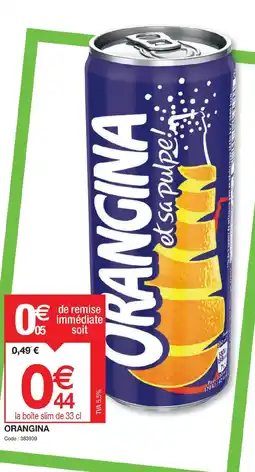 Promocash ORANGINA offre