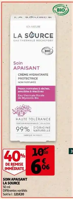 Auchan Soin apaisant offre