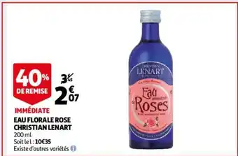 Eau florale rose