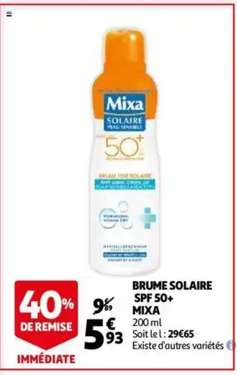 Auchan Brume solaire offre