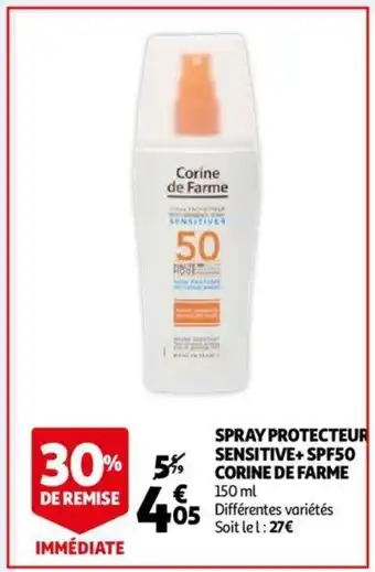 Auchan Spray protecteur offre