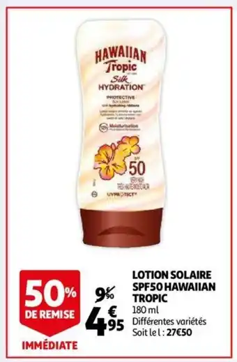 Auchan Lotion solaire offre
