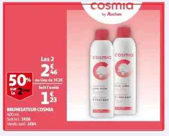 Auchan Brumisateur cosmia offre