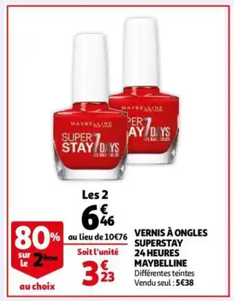 Auchan Vernis à ongles offre