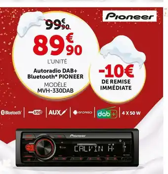 Roady Pioneer autoradio dab+ bluetooth offre