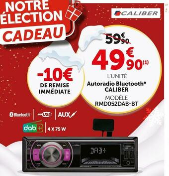 Roady Caliber autoradio bluetooth offre