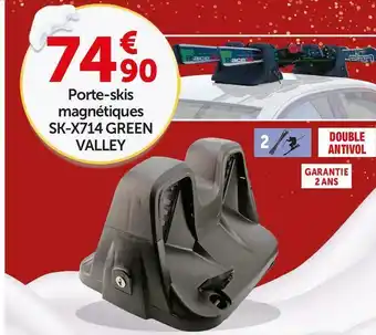 Roady Green valley porte-skis magnétiques offre