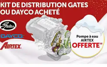 Roady Gates ou dayco bon pla sur le kit de distribution de marques gates ou dayco offre