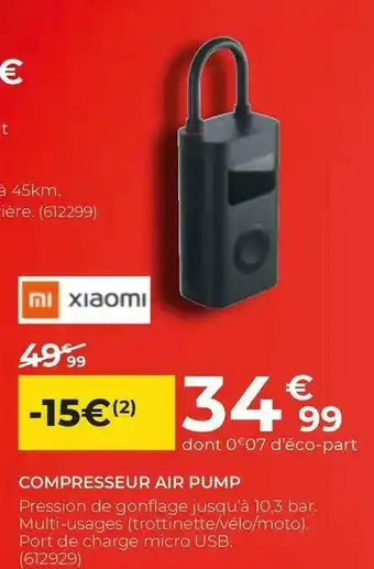 Xiaomi compresseur air pump