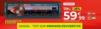 Feu Vert Thomson autoradio rdt510 dab offre
