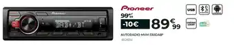Pioneer autoradio mvh-330dab