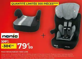 Nania pack rehausseur i-max luxe