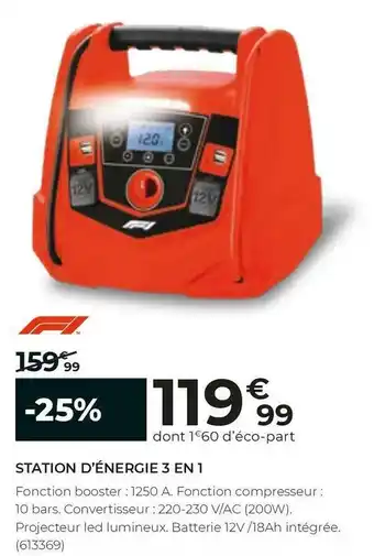 Feu Vert Station d’énergie 3 en 1 offre