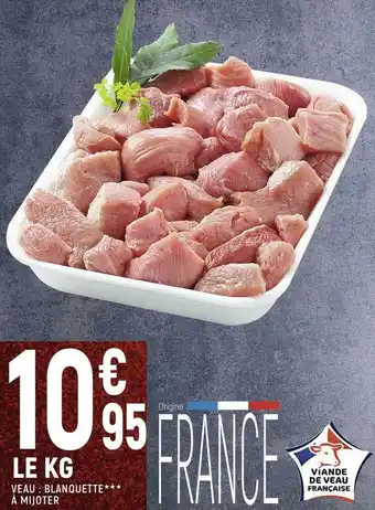 Veau : blanquette Ă mijoter