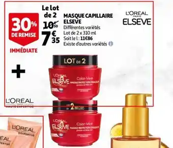 Auchan Masque capillaire offre