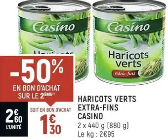 Casino haricots verts extra-fins