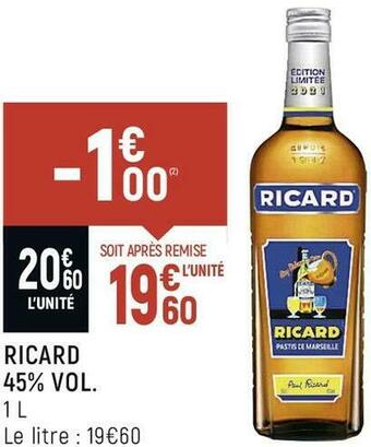 Ricard ricard 45% vol.