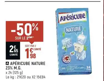 Apéricube apéricube nature 23% m.g.