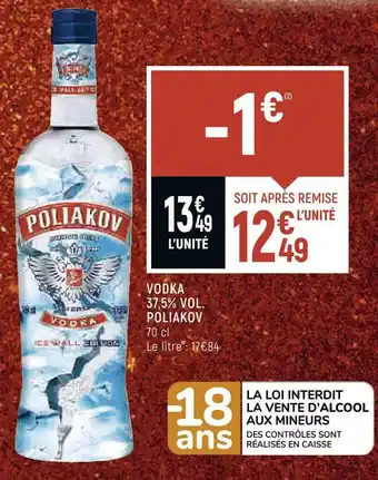 Poliakov vodka 37,5% vol.