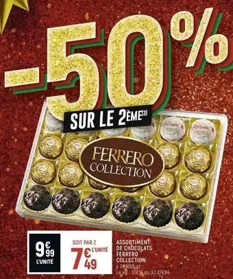 Spar Ferrero assortiment de chocolats ferrero collection offre