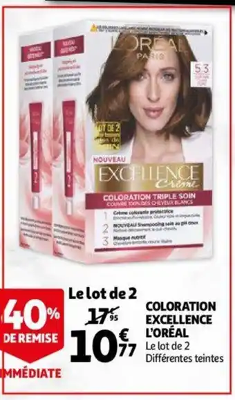Auchan Coloration offre