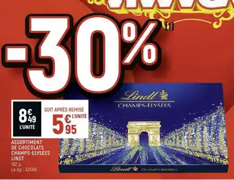 Lindt assortiment de chocolats champs-elysées
