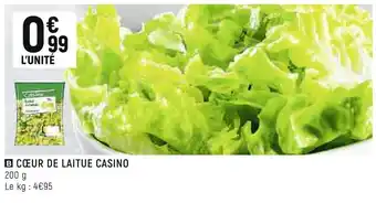 Petit Casino Casino cœur de laitue offre