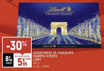 Lindt assortiment de chocolats champs-elysées