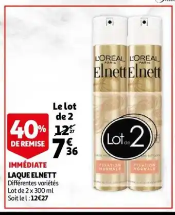 Auchan Laque elnett offre