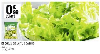 Casino cœur de laitue