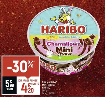 Spar Haribo chamallows mini choco offre