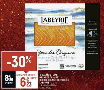 Spar Labeyrie saumon fumé grandes origines cercle polaire norvégien offre