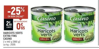 Casino haricots verts extra-fins