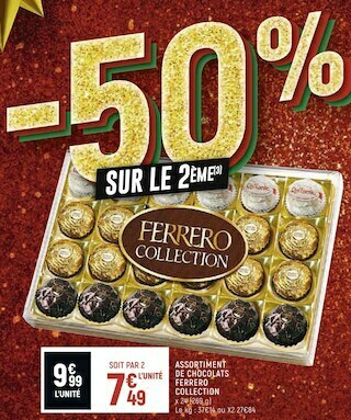 Ferrero assortiment de chocolats ferrero collection