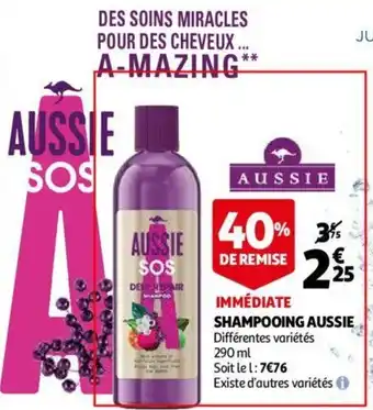 Shampooing aussie